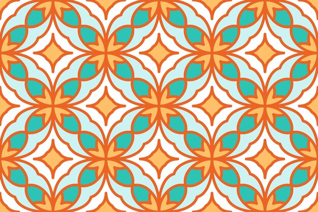 Seamless abstract geometric shape pattern