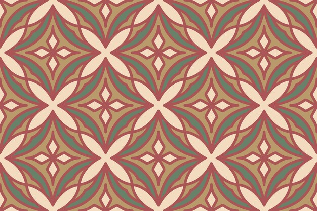 Seamless abstract geometric shape pattern