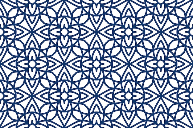 Seamless abstract geometric shape pattern