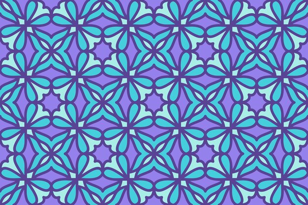 Seamless abstract geometric shape pattern