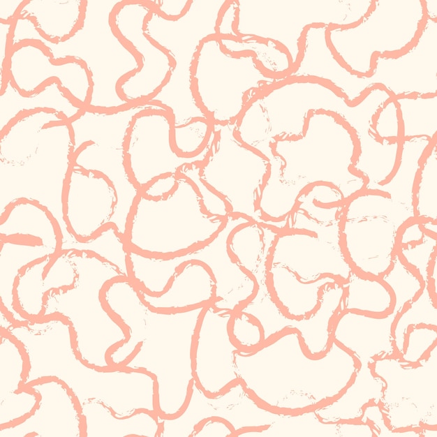 Seamless abstract pattern with organic Textured shapes Modern design for fabric and wallpaper