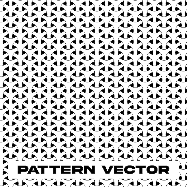 seamless black and white abstract jagged vector pattern trendy highcontrast design for textile