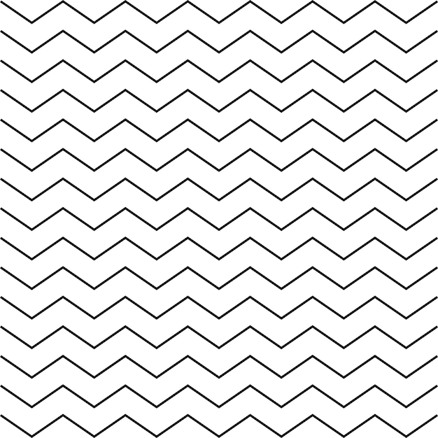 seamless black and white zigzag pattern background vector