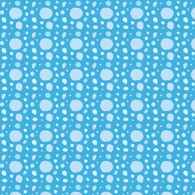 Seamless Blue Circle Pattern