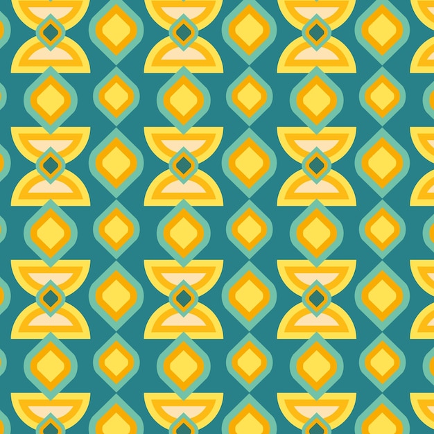 seamless carpet pattern in retro style