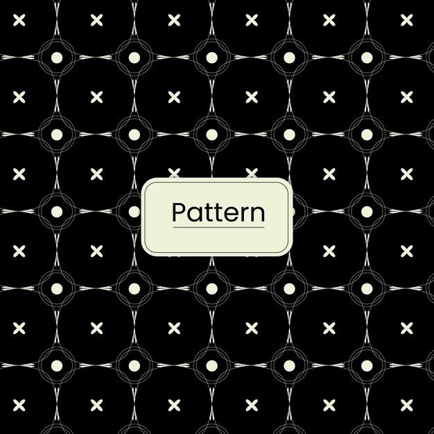 Seamless flat ornament pattern background