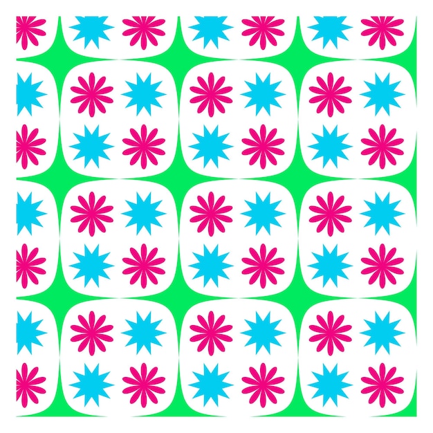 Seamless floral flower pattern design EPS vector file