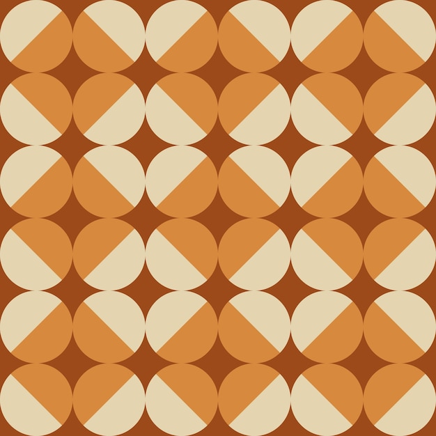 Seamless geometric background for decor circle