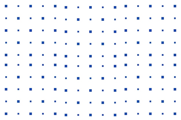 Seamless geometric pattern Blue squares on a white background