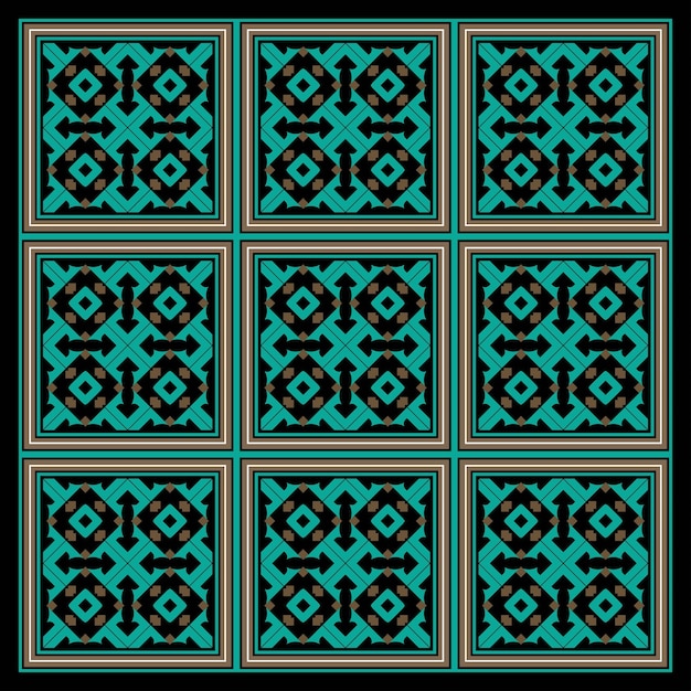 Seamless geometric pattern seamless vector Abstract Patterns symmetrical geometric tiles Design