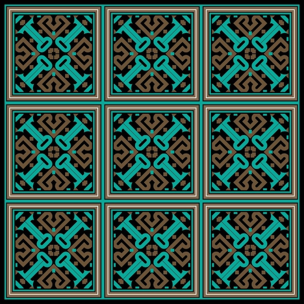 Seamless geometric pattern seamless vector Abstract Patterns symmetrical geometric tiles Design