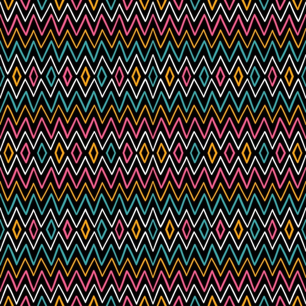 Seamless geometric striped color pattern