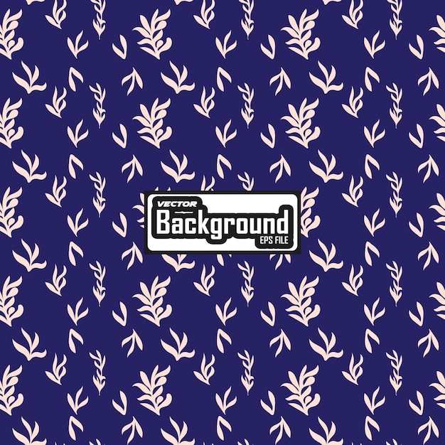 Seamless hand drawn botanical pattern design