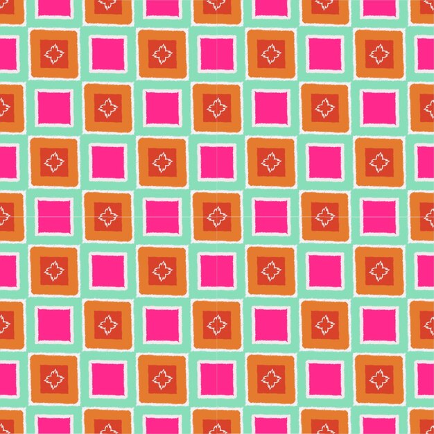 Seamless ikat abstract textile sweet color tone pattern ornament creative wallpaper