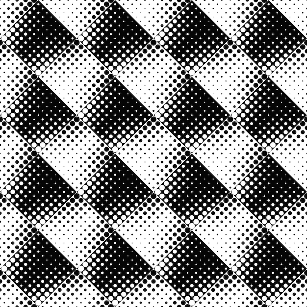 seamless monochrome geometrical dot pattern background design
