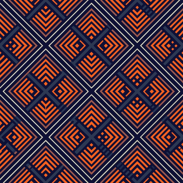 Seamless partern with simple striught line art
