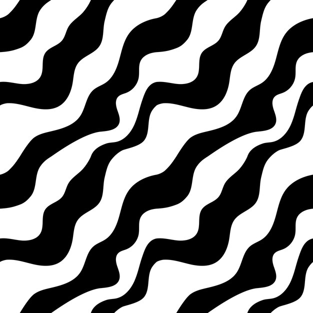 Seamless pattern abstract black shapes diagonal