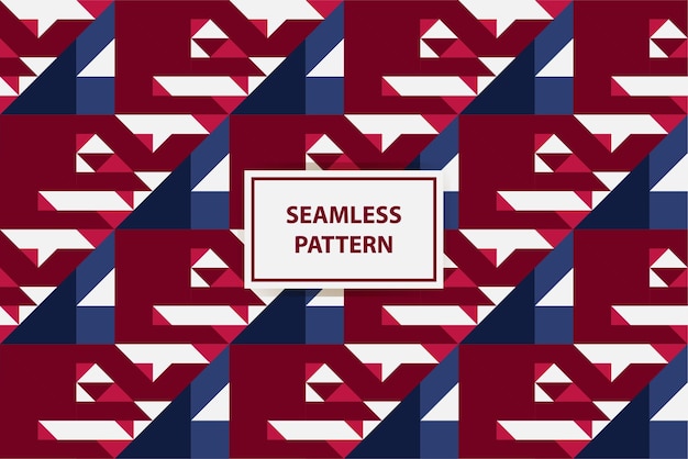 seamless pattern background with USA flag color