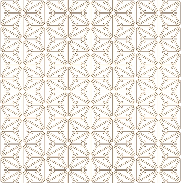 Seamless pattern based on Japanese ornament Kumiko