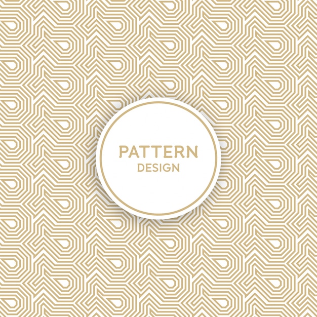 seamless pattern design - golden geometric line pattern background