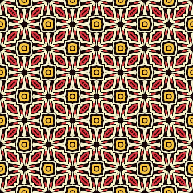 Seamless pattern design minimalist with decorative background