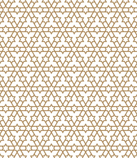 Seamless pattern in golden average lines.