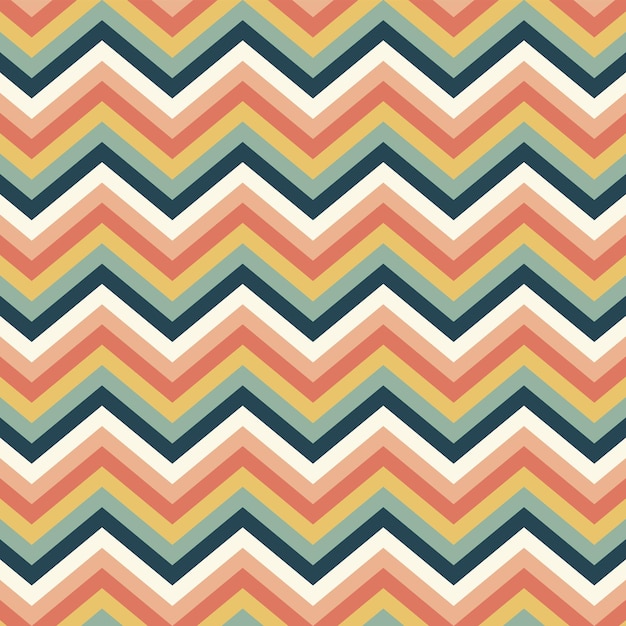 Seamless pattern in retro style