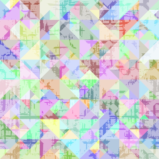 seamless pattern mosaic structure of triangles