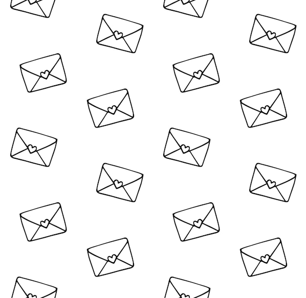 seamless pattern of letters