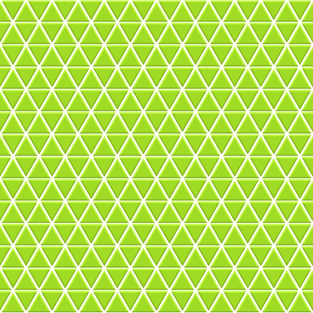Seamless pattern of small triangles in green colors