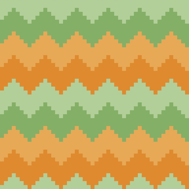 Seamless pattern with colorful aztec traditional design