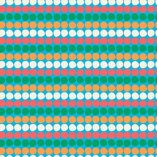 Seamless pattern with hand drawn ornameny in style constructivism