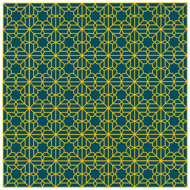 Seamless Repeatable Abstract Geometric Pattern Seamless Pattern With Islamic Ornament resources