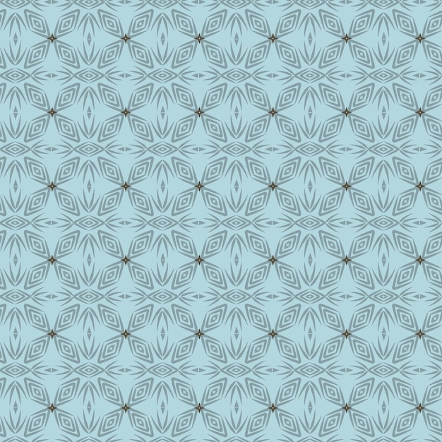 Seamless Symmetrical Ornament Design vector