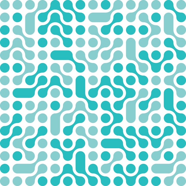 Seamless Teal Abstract Pattern
