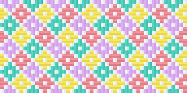 seamless traditional woven patterm