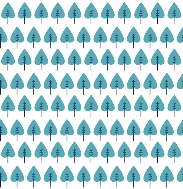 Seamless Trees Pattern