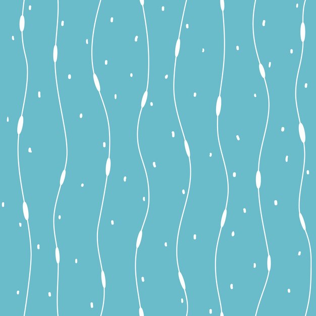 seamless vector pattern blue background with white lines and dots great for textile packaging
