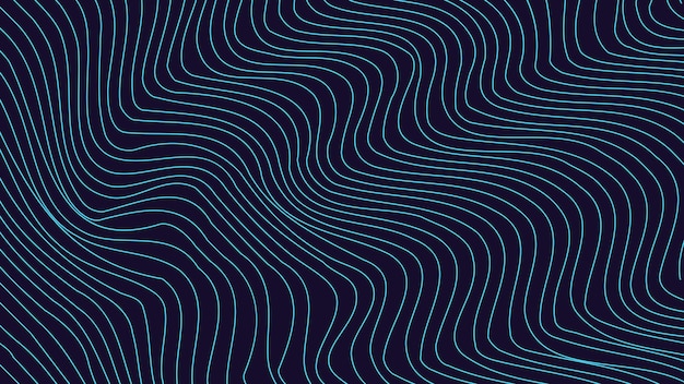 Seamless wavy waving pattern background