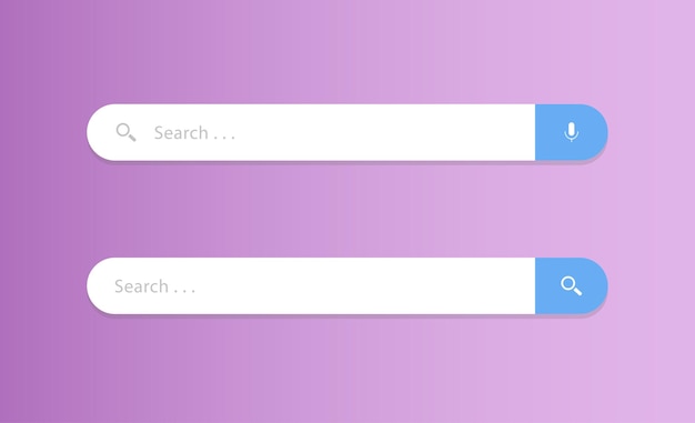 search bar browser vector graphics
