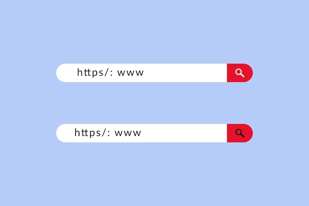 Search Bar for ui design and web site website interface element Vector illustration