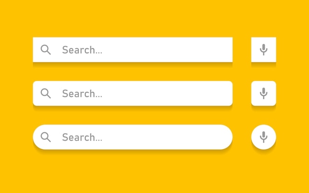 Search bar in flat style Website address vector illustration on isolated background Internet link sign business concept