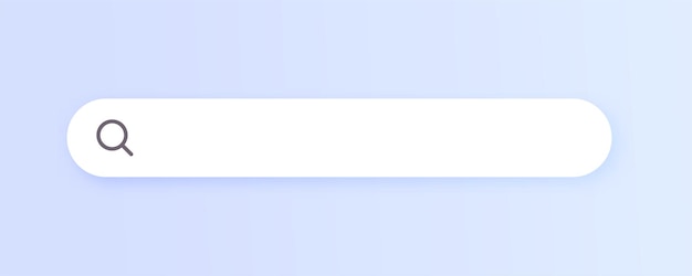 Search bar interface for web site template Modern search bar design template for user interface