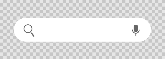 Search bar Search bar vector icons in flat design Vector illustration