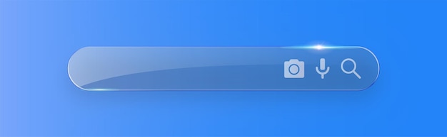 Search bar Search internet box website ui bars with shadows and blank online search engine with vector icon button Vector search