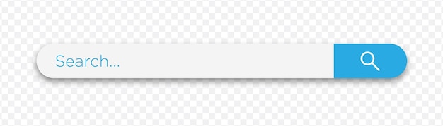 Search bar Web element with text field and search button Search navigator Search bar for ui