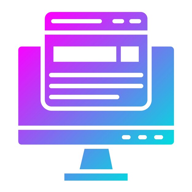 Search engine Vector Icon Design Illustration
