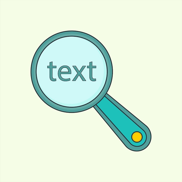 Search text icon icon related to design elements suitable for web site app user interfaceselement printable etc flat icon style simple vector design editable