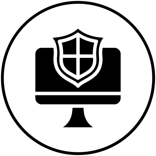 Secure Device Icon vector icon illustration of Networking and Data Sharing iconset