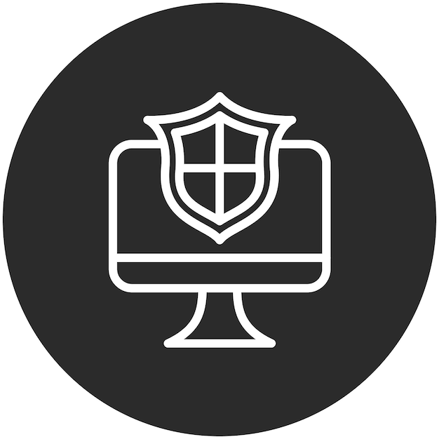 Secure Device Icon vector icon illustration of Networking and Data Sharing iconset